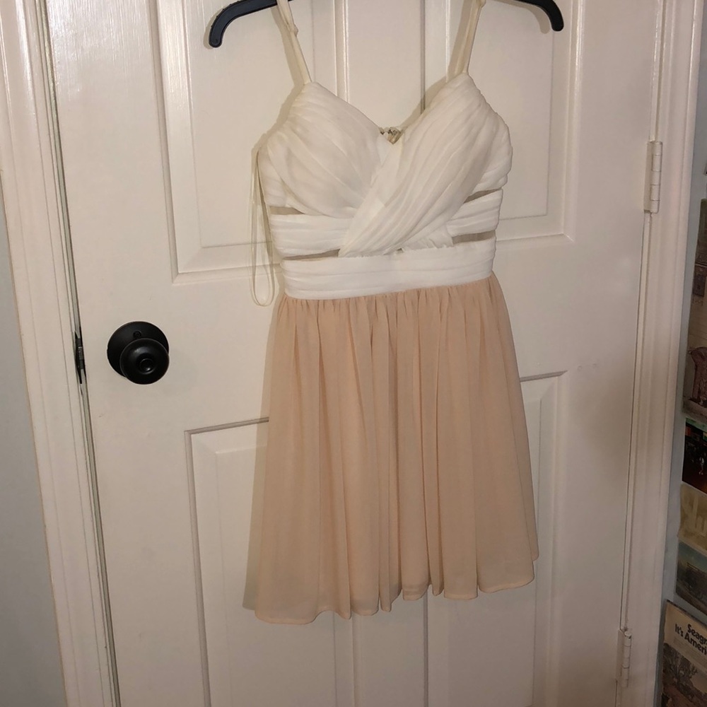 Two Toned Chiffon Dress